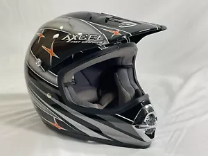 Answer Racing AR1 Motocross Dirtbike Helmet Grey/Black Orange Detail Adult Sm - Picture 1 of 11
