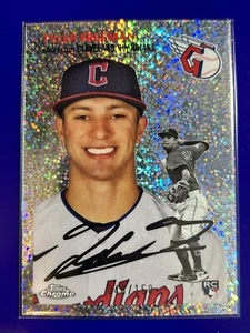 2023 Topps Chrome Platinum Tyler Freeman Speckle Refractor 48/150 RC Guardians - Picture 1 of 2