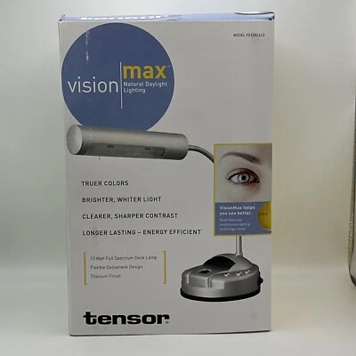 TENSOR 13W Full Spectrum Adjustable Gooseneck Desk Lamp FS136i-112 NEW - Image 1 of 4