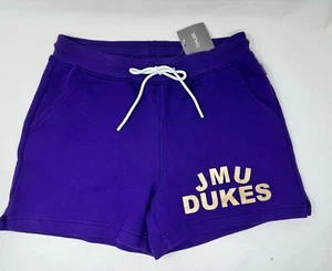New James Madison University JMU Dukes Women's Cotton Shorts XS - Picture 1 of 7