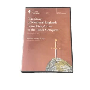 Pre Owned CD Great Courses The Story of Medieval England King Arthur To Tudor Co - Picture 1 of 5