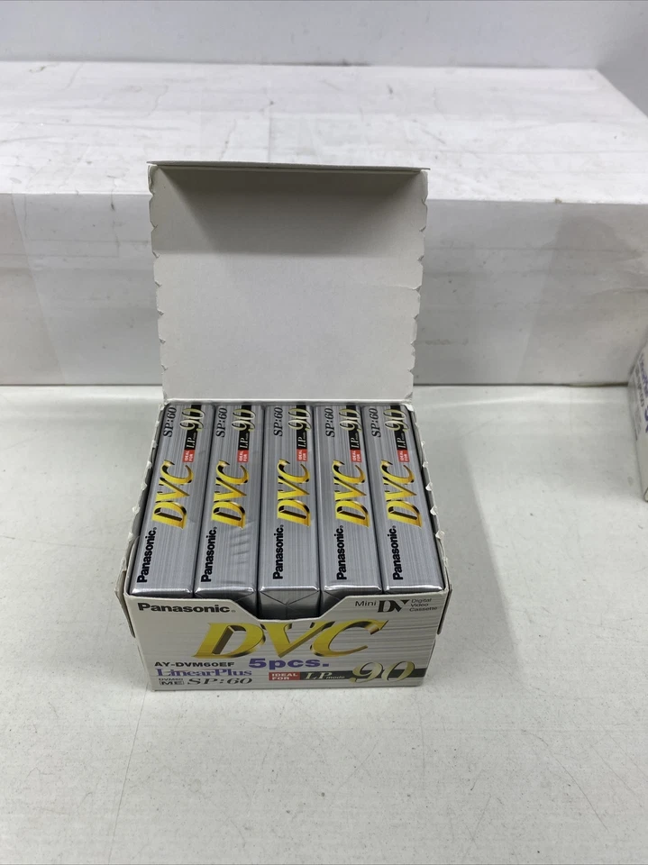 Panasonic DVC Digital Video Cassettes SP60/LP90 Mini DV Box