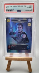 PSA 10 Star Wars Unlimited Rey - More Than a Scavenger (Vitrina) #266 Error - Imagen 1 de 3