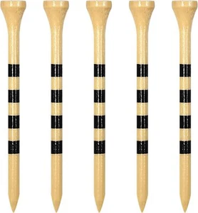 Bamboo Golf Tees, 3 1/4 inch Long Tees Golf 100 Count, Strong Sustainable Bio... - Picture 1 of 2