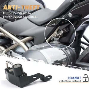 Motorcycle Helmet Lock AntiTheft Fit For Suzuki SV650/SV650 ABS 2016-2024 - Picture 1 of 10