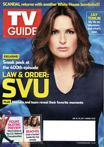 TV GUIDE January 16-29 2017 Mariska Hargitay SVU Lily Tomlin Queen Latifah - Picture 1 of 2