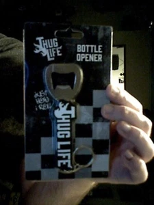 THUG LIFE KEY RING / BOTTLE OPENER BIRTHDAY FATHERS DAY - Picture 1 of 1