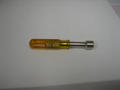 NOS- USA - VINTAGE NEW HUNTER  21Y Mini Nut Driver 5/16" SAE - Image 1 of 3
