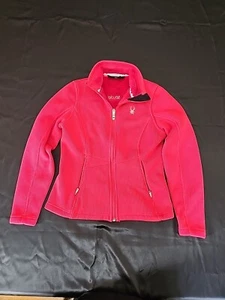 SPYDER Core Knit Sweater Full Zip Fleece Lining : Women's XS - PINK - Picture 1 of 5
