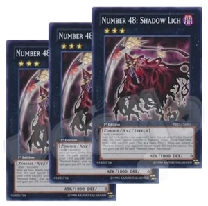 Yugioh - Number 48 Shadow Lich - 1st Edition NM - Plus Free Holographic Card - Picture 1 of 1
