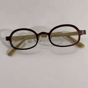 Monturas de gafas Iyoko-Inyake IY 170 borgoña forma rara col 21A - Imagen 1 de 5