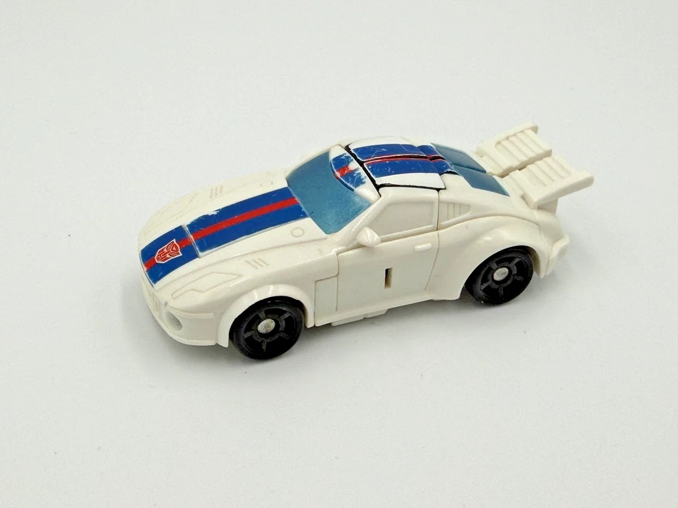 TRANSFORMERS UNIVERSE AUTOBOT JAZZ WHITE SPY CHANGER CAR MINI FIGURE LOOSE - Image 1 of 4