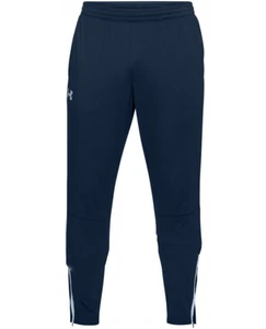 Under Armour Men's Joggers UA Sportstyle Pique Navy Track Pants - New - Picture 1 of 3