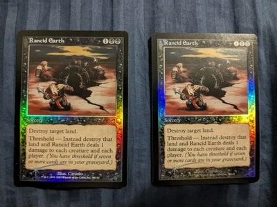 2x Rancid Earth - FOIL - Torment - MTG - Magic the Gathering - LP - Image 1 of 3