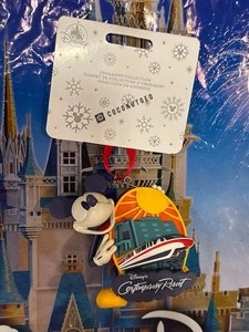 2025 Disney Parks Contemporary Resort Monorail Mickey Mouse Ornament New 💥 - Picture 1 of 3