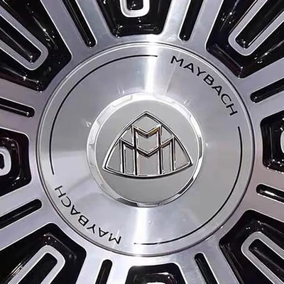 Emblema de tapa central de rueda sólida de alta seguridad 4x para Mercedes - Benz GLS480, GLS600 Foto 1 de 4