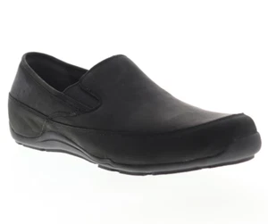 Ahnu Jack Pro Casual Loafer Shoes Men's Size 13 Black Leather Slip On 1009570BLK - Picture 1 of 8