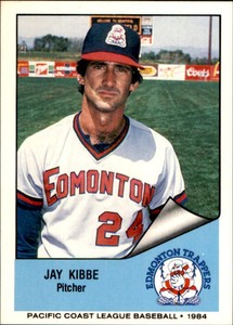 1984 Edmonton Trappers Cramer #119 Jay Kibbe Houston Texas TX Baseball Card