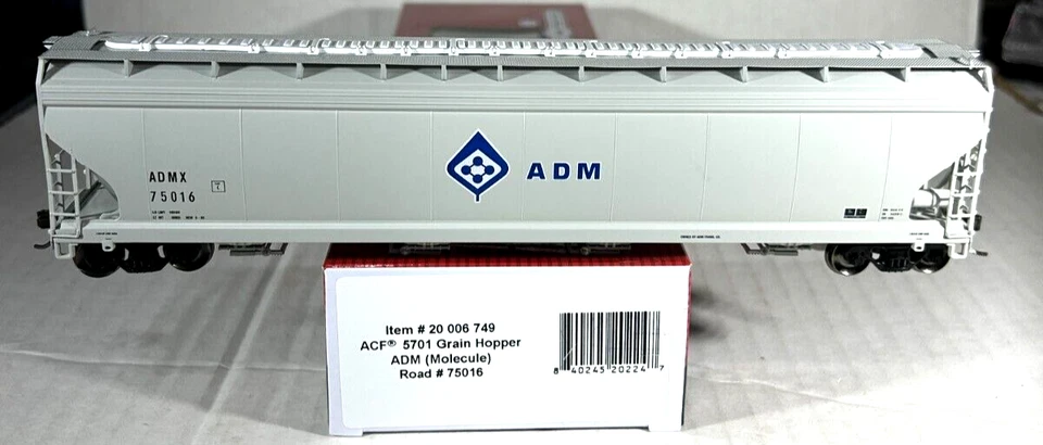 ATLAS HO SCALE ACF 5701 GRAN HOPPER ADM (Molecule) 20006749 - Image 1 of 3