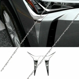 For Lexus UX 200 250h 2019-2021 Chrome Front bumper Headlight Eyebrow Trim Decor - Bild 1 von 9