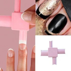 French Manicure Trimmer Guide Nail Cutter Nail Art Edge Nail Tip Dip Nail Salon - Picture 1 of 8