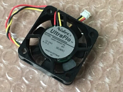 1pcs  Nidec U40X12MHZ7-52 3-wire 12V 0.10A  4cm 3pin for projector fan - Image 1 of 3