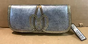 Maliparmi Silver Clutch Bag - Picture 1 of 8