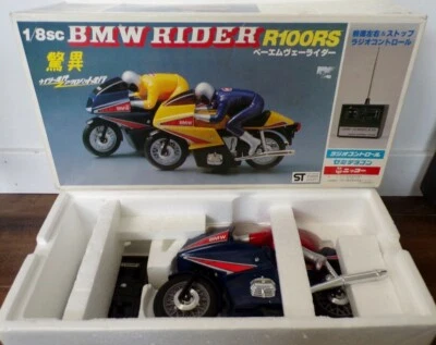 RARE! 1980 Nikko Japan 1/8 scale MIB BMW Rider R100RS Taiyo Tyco 2 - Image 1 of 4