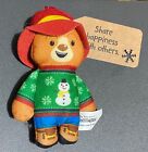 MCDONALDS PADDINGTON BEAR WITH  CHRISTMAS JUMPER FROM HAPPY MEAL