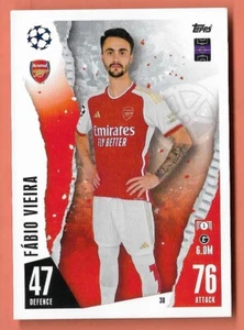 Topps Match Attax 2023-2024 CARD N.38	Fábio Vieira	Arsenal	Base card - Picture 1 of 1