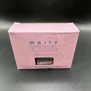 Mally 24/7 Professional Gel Polish Nail Color French Manicure (3)WHITE-PINK-NUDE - Picture 1 of 4