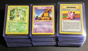 Pokemon Complete Base Set SHADOWLESS Non-Holo 17-102 WOTC [EXCELLENT CONDITION] - Picture 1 of 6
