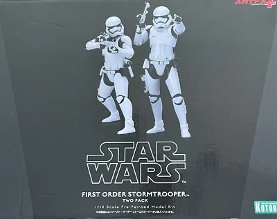 Authentic Kotobukiya Star Wars First Order Stormtrooper figures Boxed 1/10 Scale - Image 1 of 4