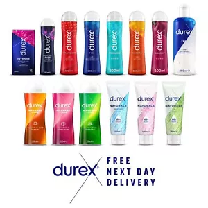 Durex Play Sex Lube Massage 2 in 1 Gel Flavoured Lubricants 50ml 100ml 200ml - Picture 1 of 18