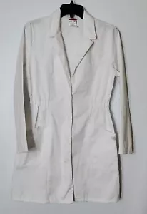 DICKIES WHITE LAB COAT 84402 COLOR DWHZ SIZE XS - Picture 1 of 10
