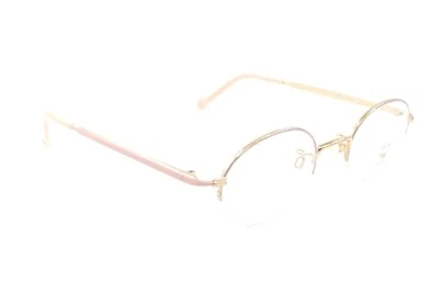 Новый подлинный MCM München 016 Японии 90-х винтажный золото розовый половина ободка очки - Изображение 1 из 4