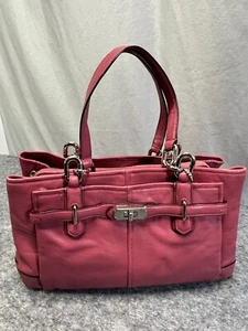 Borsa Coach Chelsea Jayden Carryall 17811 in pelle color corallo - Foto 1 di 13