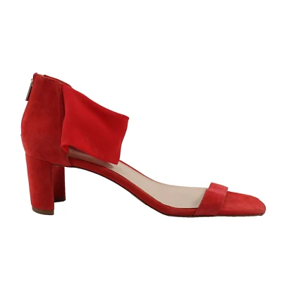 🔥NEW Pelle Moda Mint Sandals, Red Mesh and Suede 9.5US MSRP$150 SHIPS TODAY🔥 - Image 1 of 4