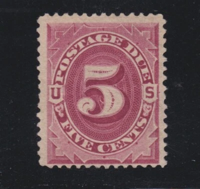US J25 5c Postage Due Unused F-VF NG SCV $100 - Image 1 of 2