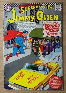 Superman's Pal Jimmy Olsen #100 DC Comics Edad de Plata BODA EXTRAÑA en muy buena condición - Imagen 1 de 4