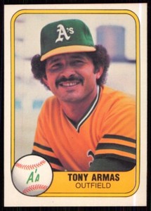 1981 Fleer Tony Armas Oakland Athletics #575