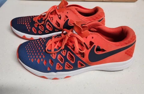 nike train speed 4 Denver broncos Shoes 848587-412(pre-owned) Cover