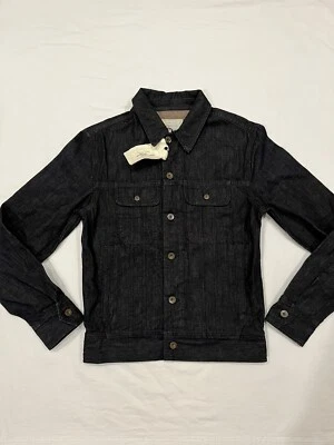 Nueva chaqueta vaquera azul oscuro hecha a mano Rag & Bone Harrow EE. UU. para hombre talla XS nueva con etiquetas Foto 1 de 4