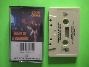 OZZY OSBOURNE DIARY OF A MADMAN CASSETTE TAPE - Imagen 1 de 2