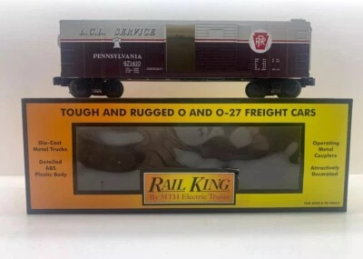 MTH Rail King O #671410 PRR Pennsylvania Railroad  30-7459 Box Car - Image 1 of 4