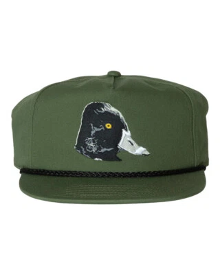 Banded Ringneck Rope Cap – Waterfowl Hunting Hat with Snapback Closure - Image 1 of 4