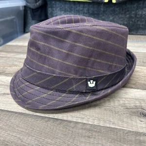 Goorin Bros Fedora brownish purplish prune Hat SZ LARGE - Picture 1 of 9