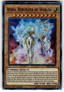 Avida, Rebuilder of Worlds - RIRA-EN027 - Super Rare - 1st Edition NM YuGiOh! - Picture 1 of 2
