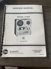 Roberts 1740X  REEL TAPE RECORDER Owner Instruction Service Manual
