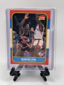 1986/87 Fleer Basketball Set Break Bernard King New York Knicks #60 - Picture 1 of 2